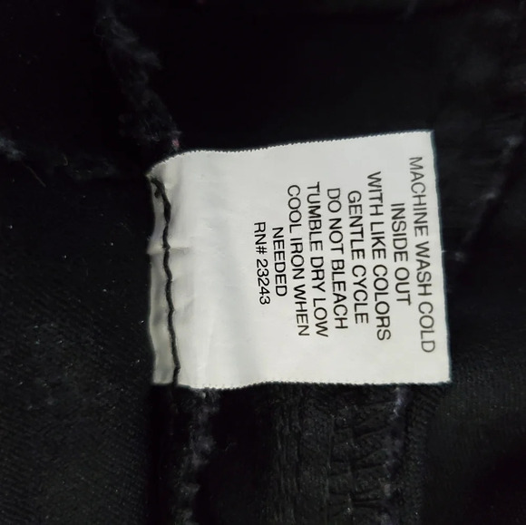 New York & Company Black High Waisted Pull on Skinny Small Jeans - Picture 6 of 8